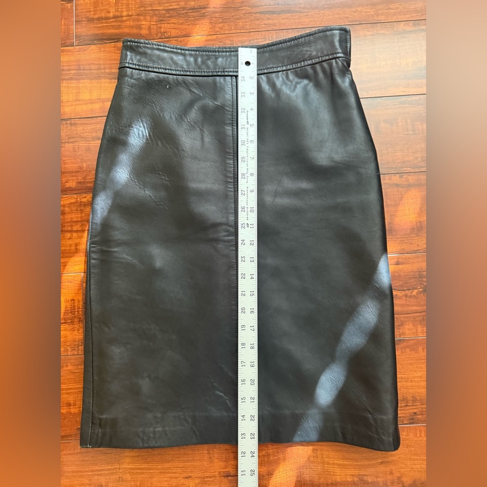 Leather pencil skirt size 2